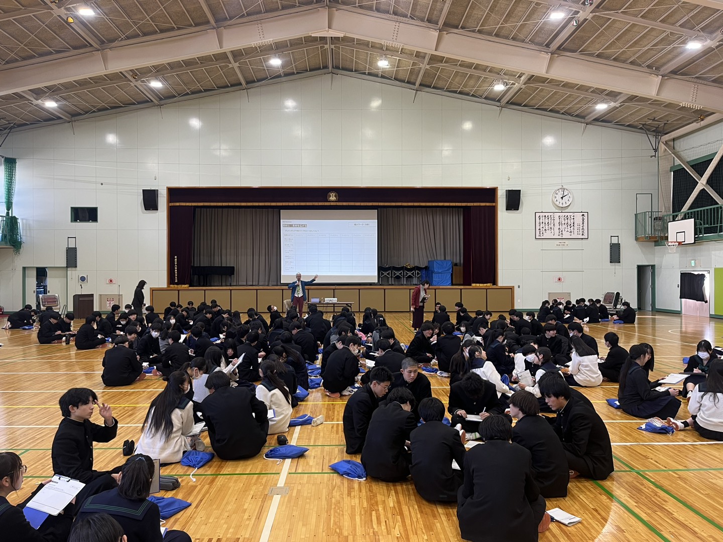 秩父高校でのアイデア出し